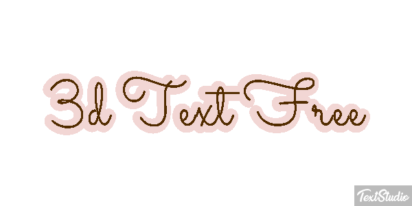 3d Text Free テキスト効果