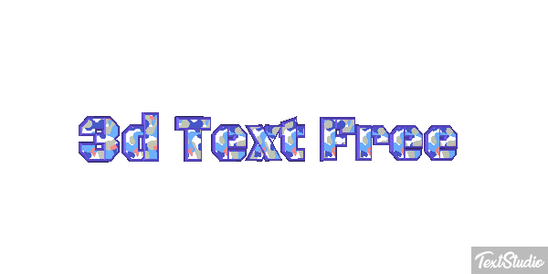 3d Text Free テキスト効果