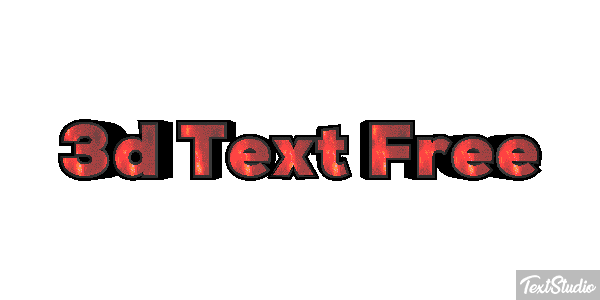 3d Text Free テキスト効果