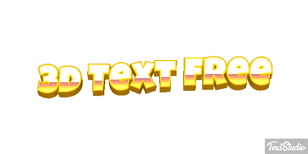 3d Text Free テキスト効果