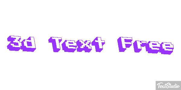 3d Text Free テキスト効果