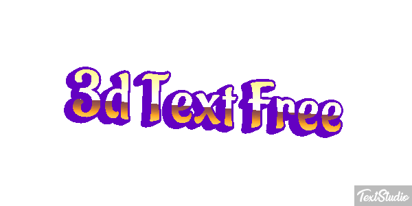 3d Text Free テキスト効果