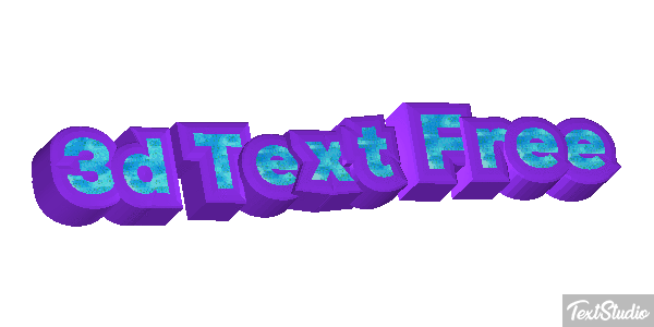 3d Text Free テキスト効果