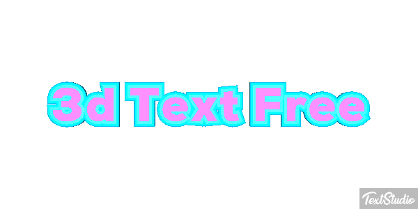 3d Text Free テキスト効果