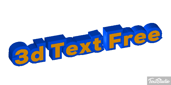 3d Text Free テキスト効果