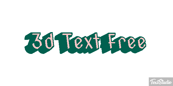 3d Text Free テキスト効果