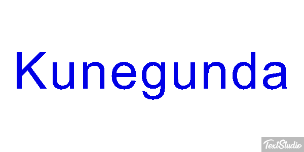 Kunegunda Effetto testo