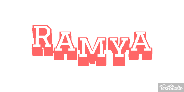 Ramya Efekt tekstowy