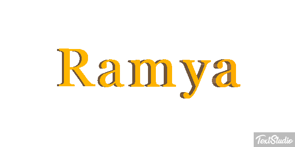 Ramya Efekt tekstowy