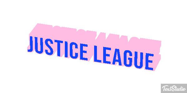 Justice League Effetto testo