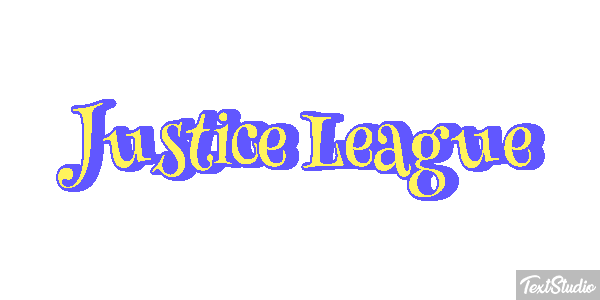 Justice League Effetto testo