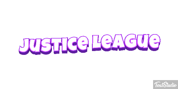 Justice League Effetto testo