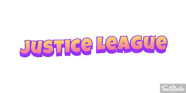Justice League Effetto testo