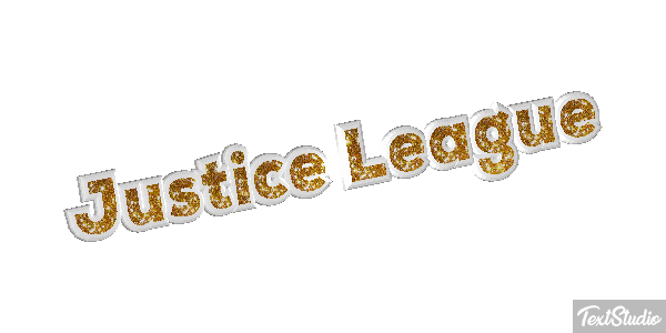 Justice League Effetto testo