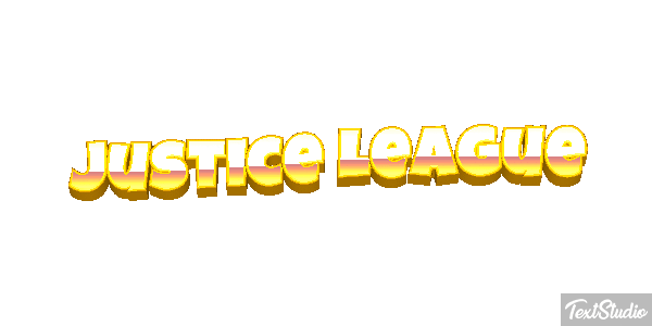Justice League Effetto testo