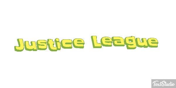 Justice League Effetto testo