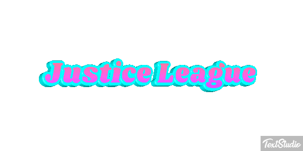 Justice League Effetto testo