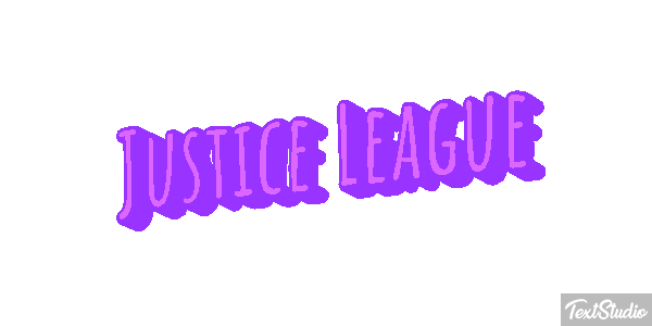 Justice League Effetto testo
