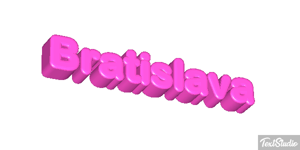 Bratislava Text effect