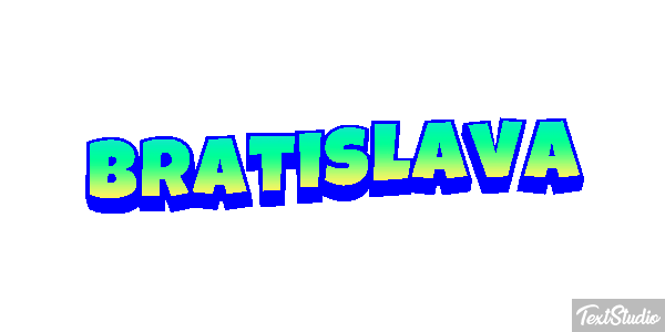 Bratislava Text effect