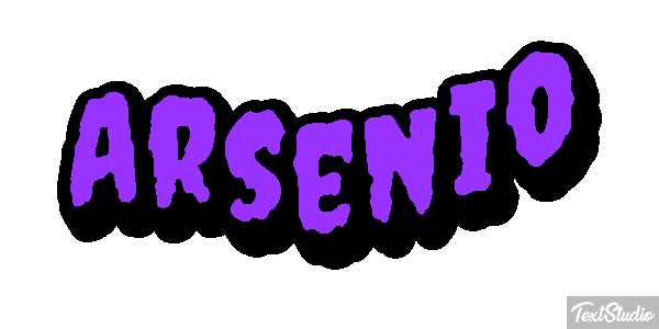 Arsenio Text effect