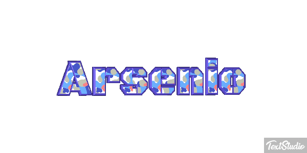 Arsenio Text effect