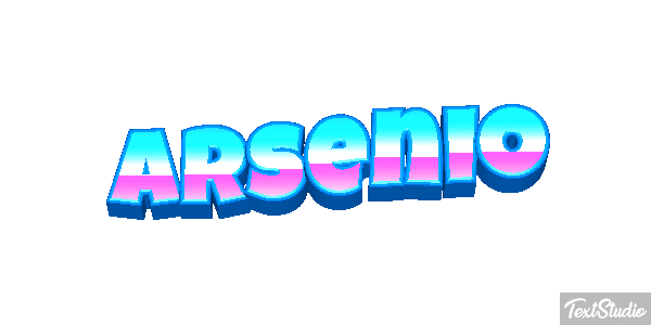Arsenio Text effect