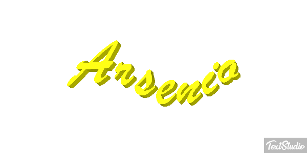Arsenio Text effect