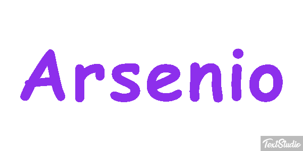 Arsenio Text effect