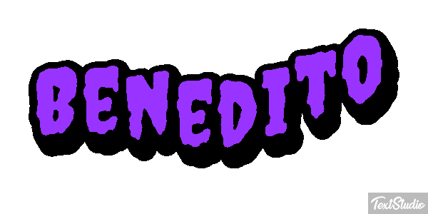 Benedito Efecto de texto