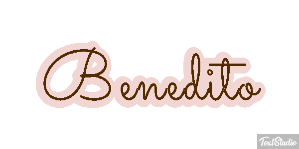 Benedito Efecto de texto