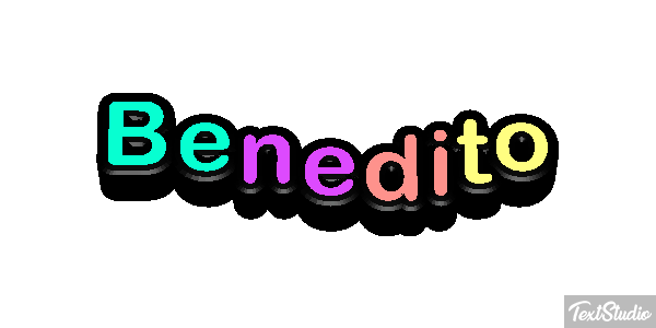 Benedito Efecto de texto
