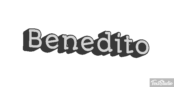 Benedito Efecto de texto