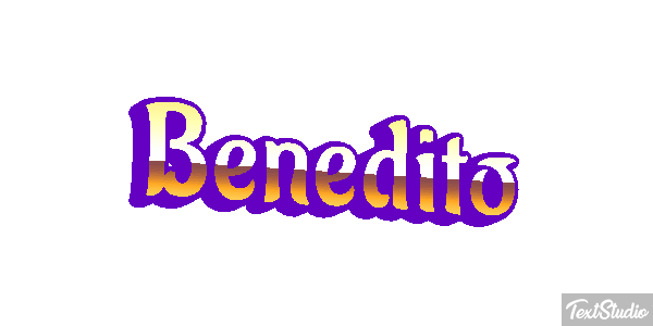 Benedito Efecto de texto