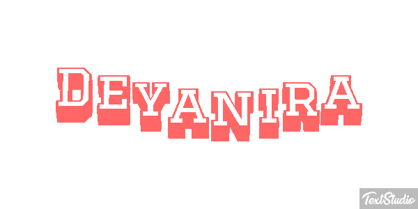 Deyanira Efecto de texto