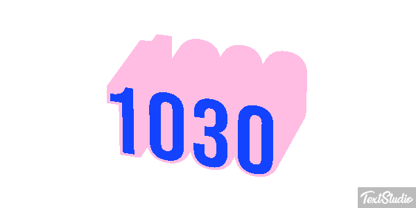 1030 Текстовый эффект