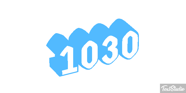 1030 Текстовый эффект
