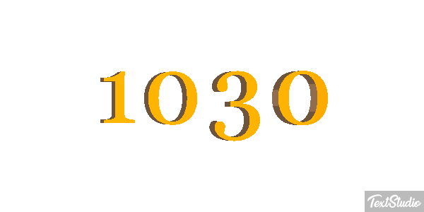 1030 Текстовый эффект