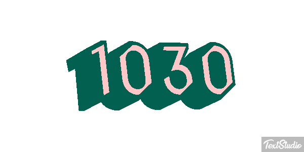 1030 Текстовый эффект