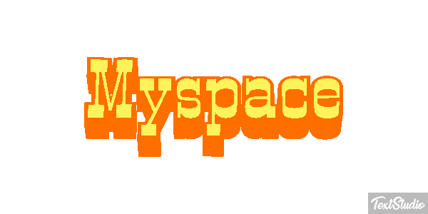 Myspace Text effect