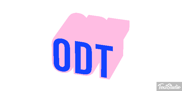 ODT Tekst effect