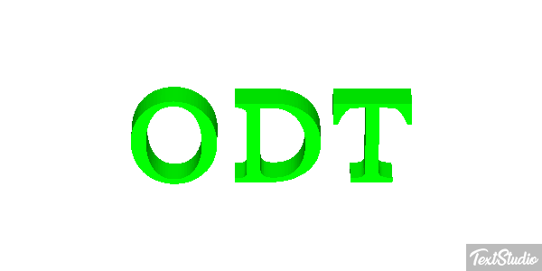 ODT Tekst effect