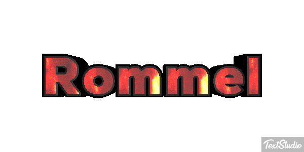Rommel Efecto de texto