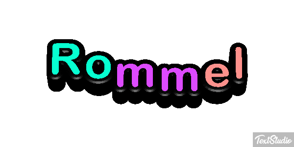 Rommel Efecto de texto