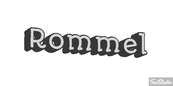 Rommel Efecto de texto