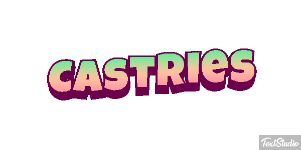 Castries Text effect