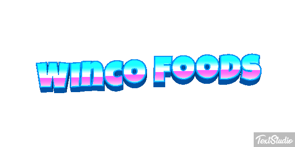 Winco Foods Effetto testo