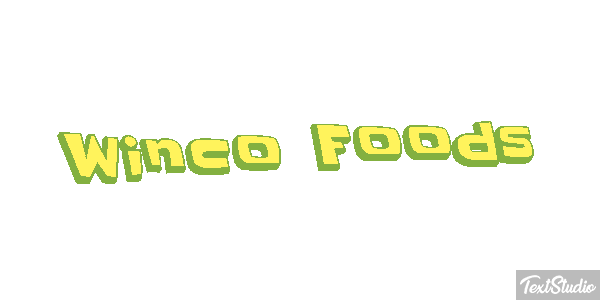 Winco Foods Effetto testo