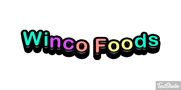 Winco Foods Effetto testo