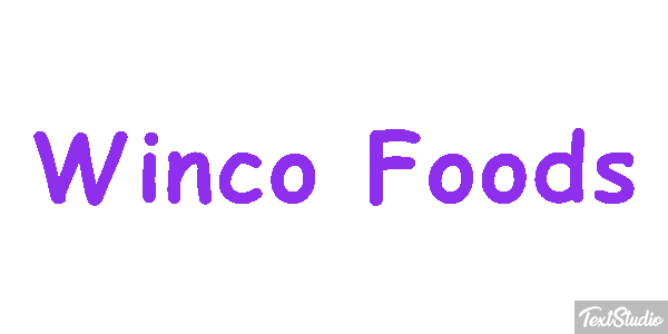 Winco Foods Effetto testo